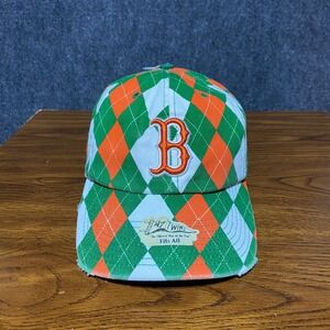 2011 RARE 47 Twins Boston Red Sox Argyle Clean Up Distressed Baseball Cap OS NWT